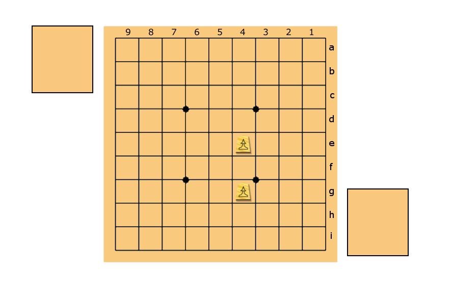 Rules: Hasami Shogi (Online Board Game) - Bodogemu